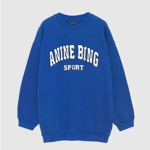Anine Bing Royal Blue Sport Sweatshirt